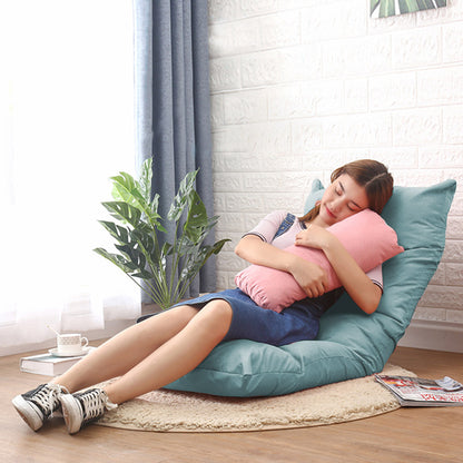SOGA 4X Lounge Floor Recliner Adjustable Lazy Sofa Bed Folding Game Chair Mint Green-Recliner Chair-PEROZ Accessories