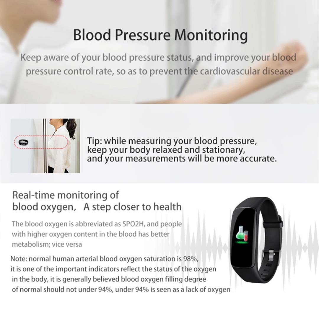 SOGA 2X Sport Monitor Wrist Touch Fitness Tracker Smart Watch Blue-Smart Watches-PEROZ Accessories