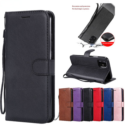 Anymob Motorola Black Flip Leather Case Luxury Retro Book Wallet Mobile Phone Bag-Mobile Phone Cases-PEROZ Accessories