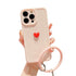 Anymob iPhone Black And Pink 3D Love Heart Bracelet Phone Case Shockproof Soft Silicone Cover-Mobile Phone Cases-PEROZ Accessories