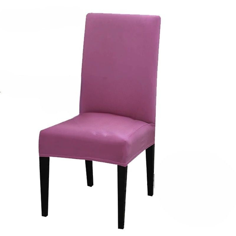 Anyhouz Chair Cover Bright Red with Anti-Dirt and Waterproof Elastic Material for Dining Room Kitchen Wedding Hotel Banquet Restaurant-Chair Cover-PEROZ Accessories