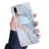 Anymob Samsung Stone Marble Flower Case Back Cover Art Leaf Silicone Phone Protection-Mobile Phone Cases-PEROZ Accessories