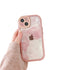 Anymob iPhone Pink Smoke Acrylic Watercolor Phone Case Transparent Shockproof Cover-Mobile Phone Cases-PEROZ Accessories