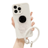 Anymob iPhone White Astronaut Stand Holder Bracelet Case Soft Silicone Phone Cases-Mobile Phone Cases-PEROZ Accessories