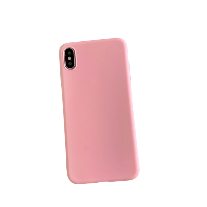 Anymob iPhone Pink Candy Color Silicone Phone Case Soft TPU Back Cases Cover-Mobile Phone Cases-PEROZ Accessories