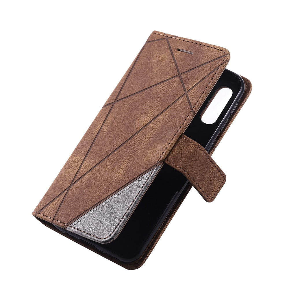 Anymob Samsung Green Flip Wallet Leather Cases Phone Cover Protection-Mobile Phone Cases-PEROZ Accessories