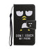 Anymob Samsung Facial Expression Phone Cases Leather Flip Stand Cover-Mobile Phone Cases-PEROZ Accessories