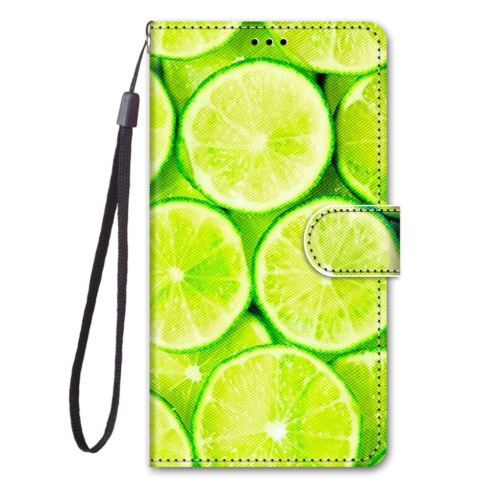 Anymob Samsung Lemons Fashion Painted Flip Phone Case Leather Wallet Cover-Mobile Phone Cases-PEROZ Accessories