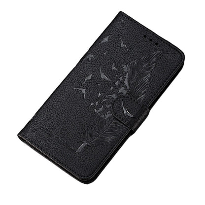 Anymob Samsung Gloss Black Flip Case Leather Phone Wallet Cover Protection-Mobile Phone Cases-PEROZ Accessories