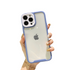 Anymob iPhone Case Blue Transparent Candy Color Shockproof Bumper Cover-Mobile Phone Cases-PEROZ Accessories