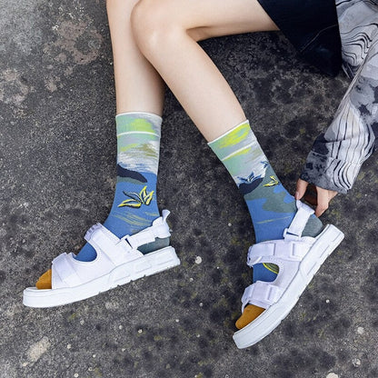 Anysox 5 Pairs Black Size 5-9 Fashion Sock High-Quality Office Sports Business Long Socks Cotton Solid Colors Skateboard Knitted Casual-Socks-PEROZ Accessories