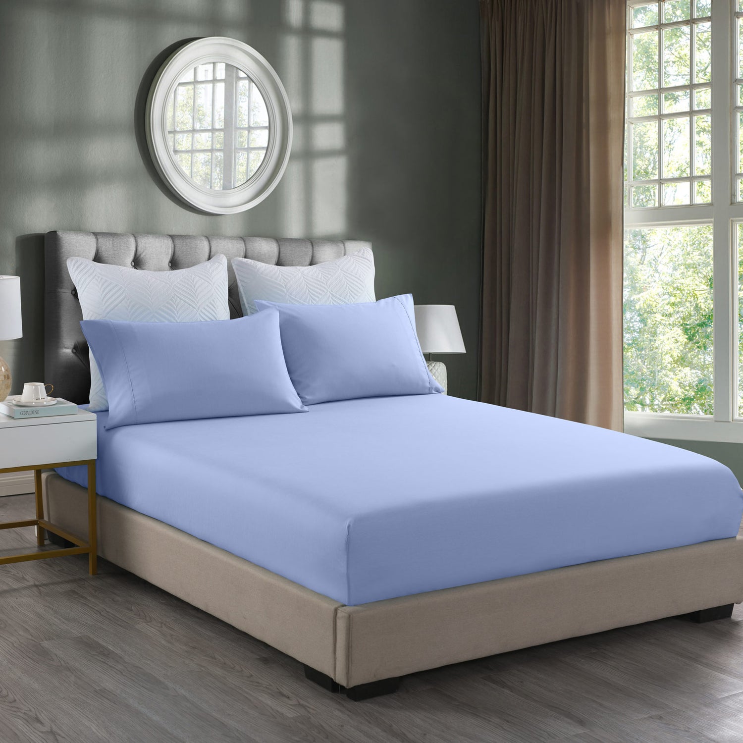 Royal Comfort 2000TC 3 Piece Fitted Sheet and Pillowcase Set Bamboo Cooling-Bed Linen-PEROZ Accessories