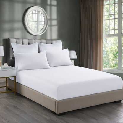 Royal Comfort 2000TC 3 Piece Fitted Sheet and Pillowcase Set Bamboo Cooling-Bed Linen-PEROZ Accessories