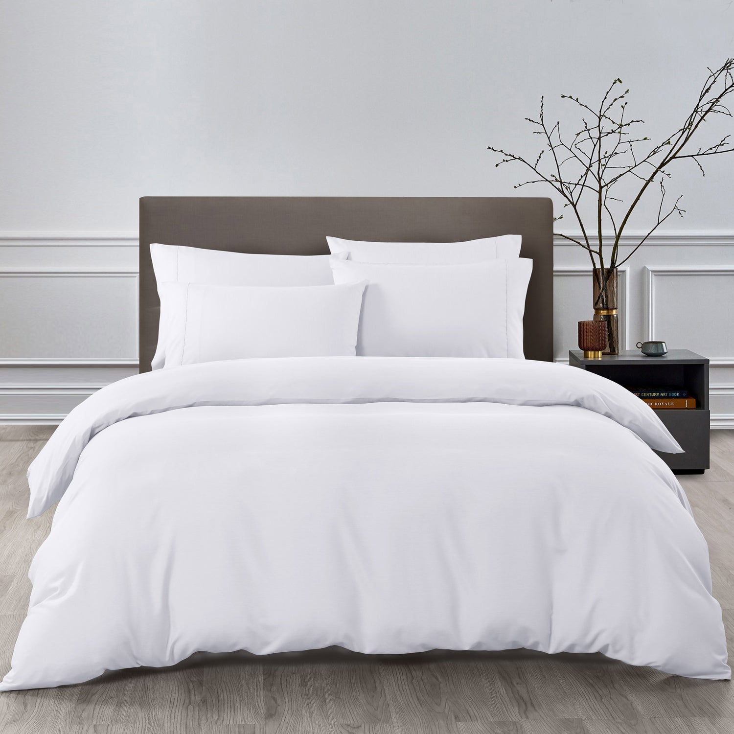 Royal Comfort 2000TC Quilt Cover Set Bamboo Cooling Hypoallergenic Breathable-Bed Linen-PEROZ Accessories