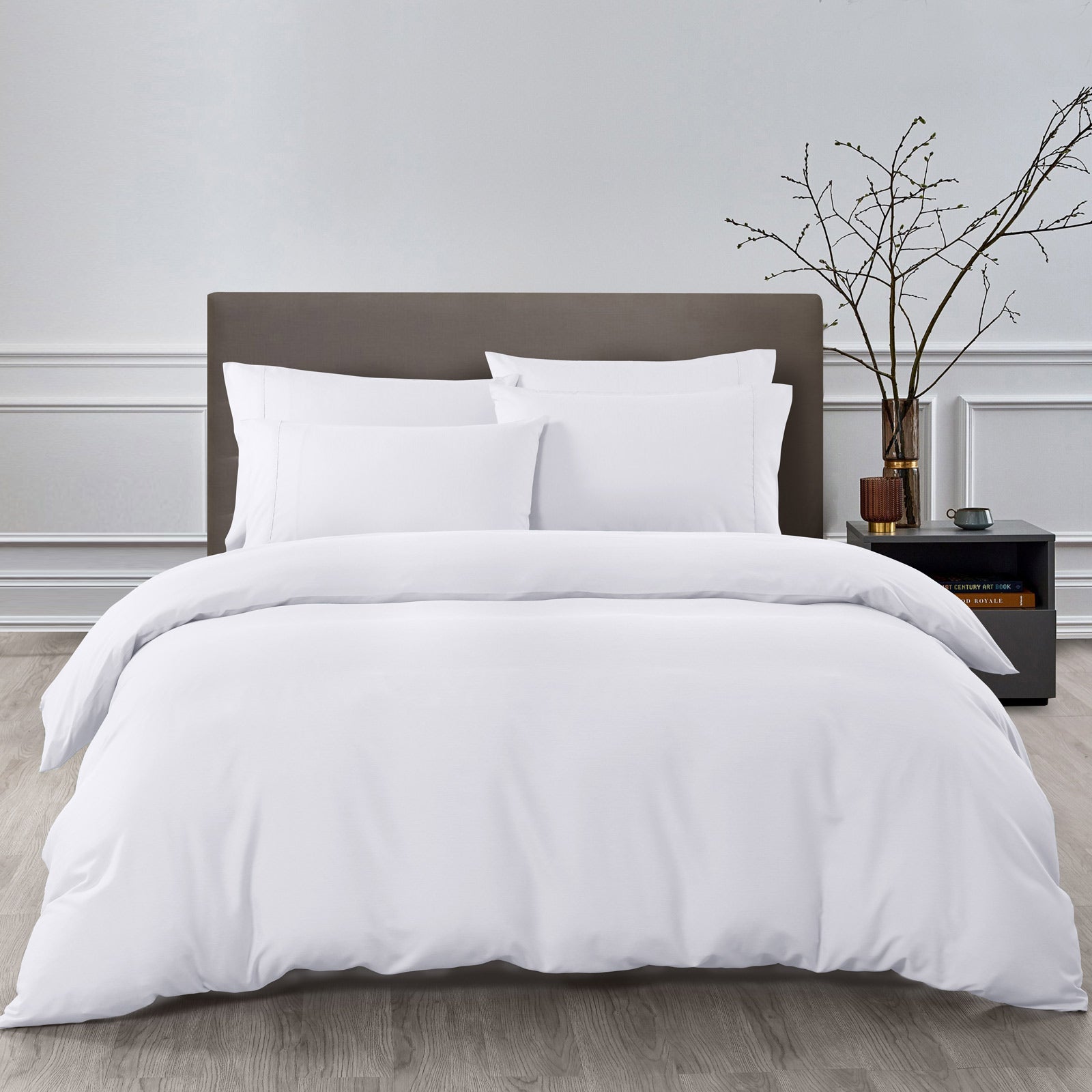 Royal Comfort 2000TC Quilt Cover Set Bamboo Cooling Hypoallergenic Breathable-Bed Linen-PEROZ Accessories