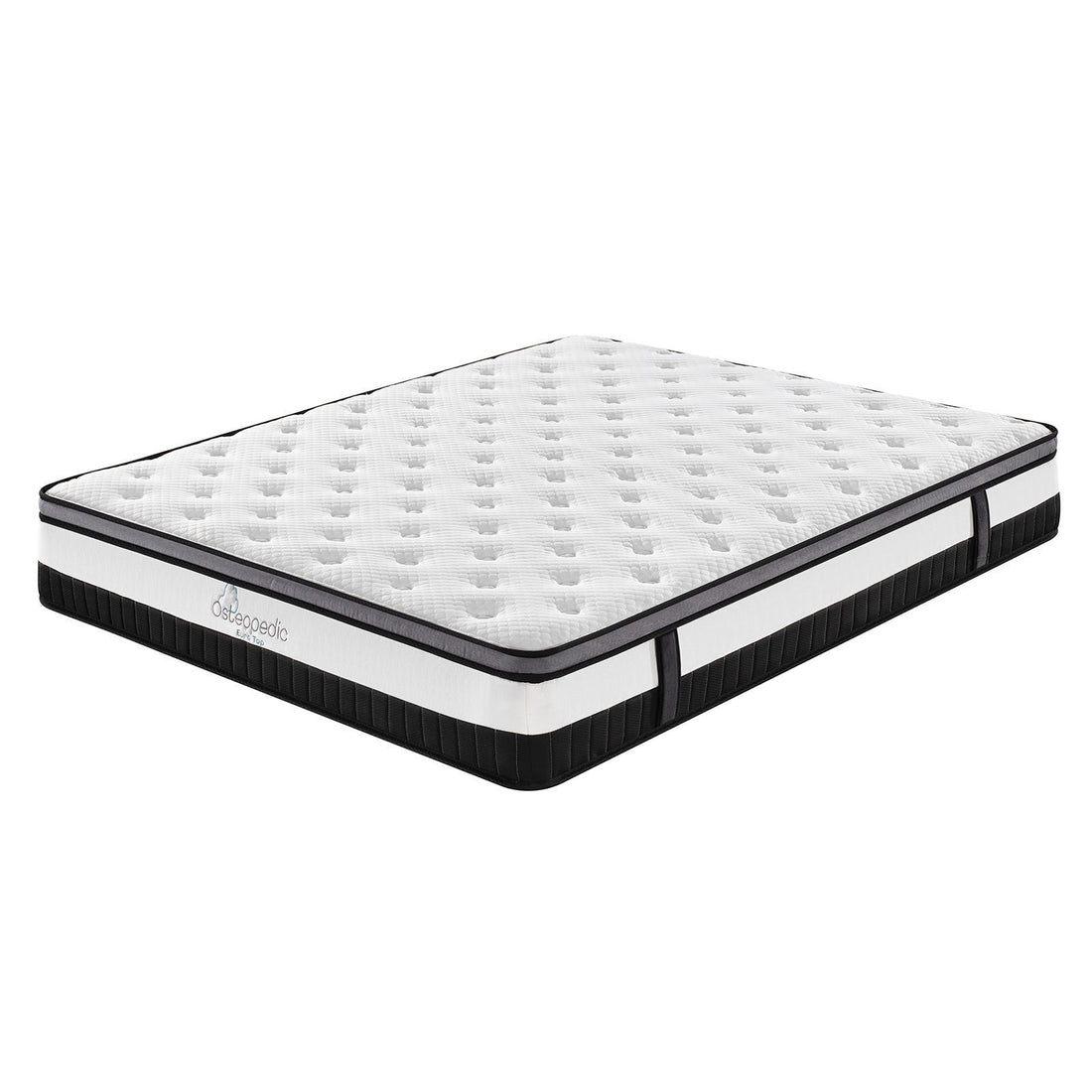 Osteopedic Euro Top Mattress Pocket Spring Medium EuroTop Hybrid Design Bed-Mattresses &amp; Futons-PEROZ Accessories
