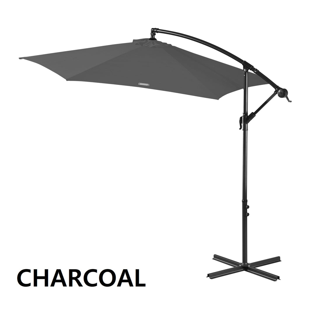 Milano Outdoor 3 Metre Cantilever Umbrella UV Sunshade Garden Patio Deck-Outdoor Umbrellas-PEROZ Accessories