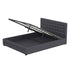 Milano Decor Eden Gas Lift Bed With Headboard Platform Storage Fabric-Bed Frames & Bases-PEROZ Accessories