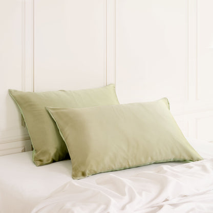 Royal Comfort Mulberry Soft Silk Hypoallergenic Pillowcase Twin Pack-Bed Linen-PEROZ Accessories