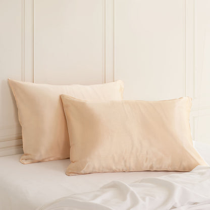 Royal Comfort Mulberry Soft Silk Hypoallergenic Pillowcase Twin Pack-Bed Linen-PEROZ Accessories