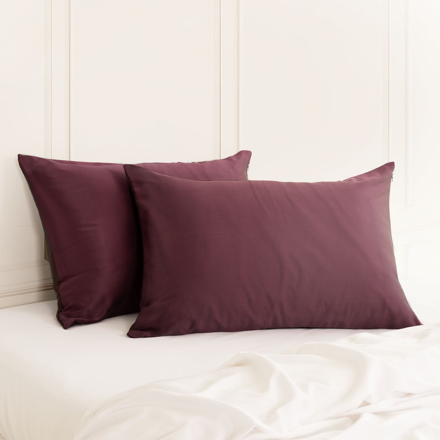 Royal Comfort Mulberry Soft Silk Hypoallergenic Pillowcase Twin Pack-Bed Linen-PEROZ Accessories