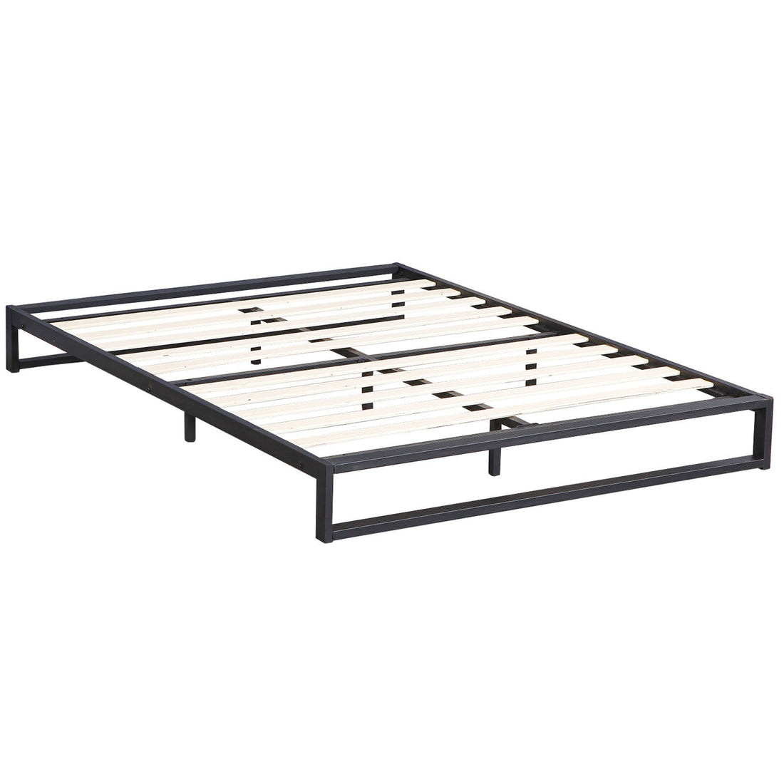 Milano Decor Florence Metal Bed Frame Mattress Base Platform Modern-Bed Frames &amp; Bases-PEROZ Accessories