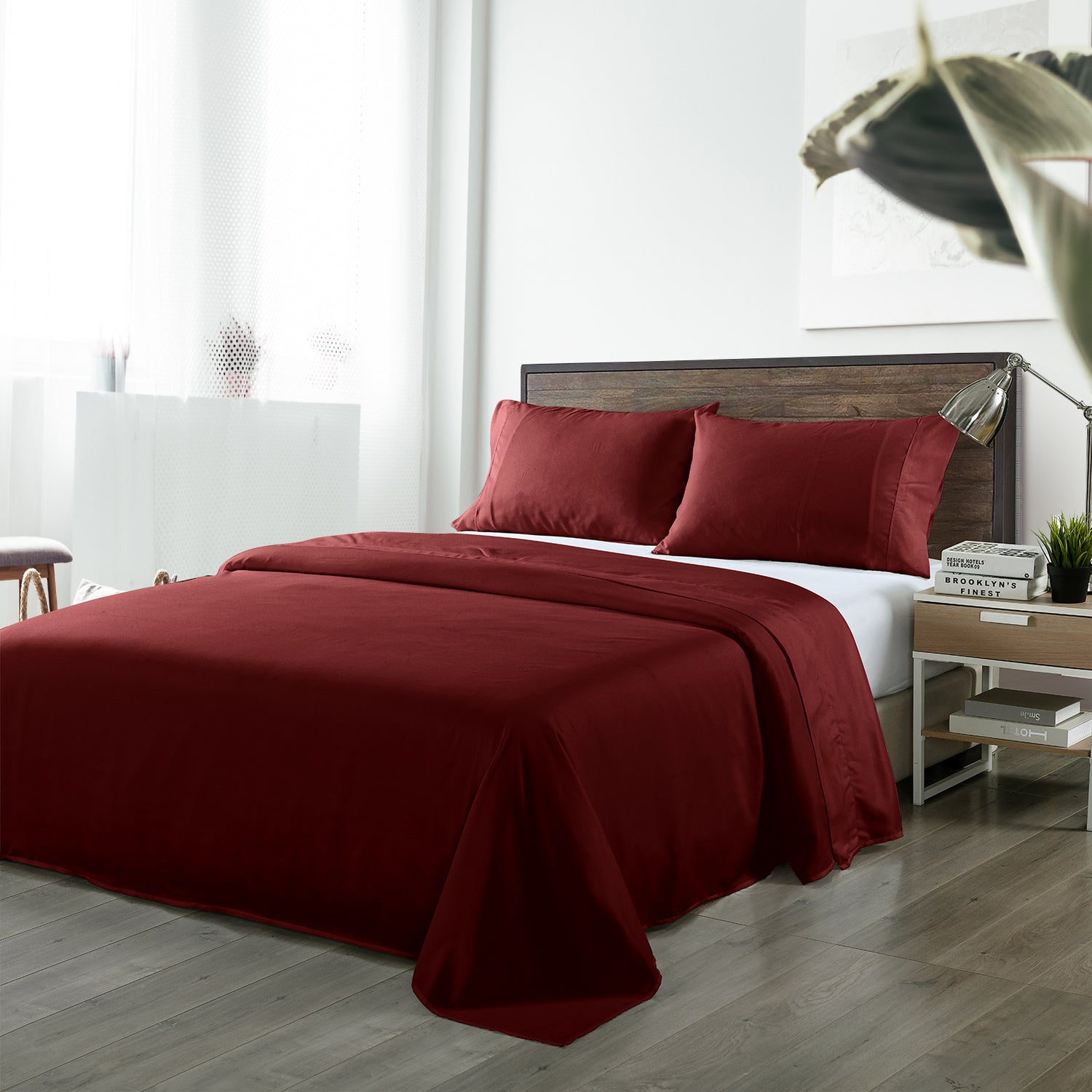 Royal Comfort Bamboo Blended Sheet &amp; Pillowcases Set 1000TC Ultra Soft Bedding-Bed Linen-PEROZ Accessories