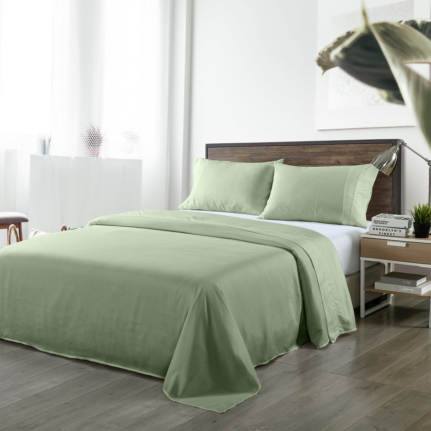 Royal Comfort Bamboo Blended Sheet &amp; Pillowcases Set 1000TC Ultra Soft Bedding-Bed Linen-PEROZ Accessories