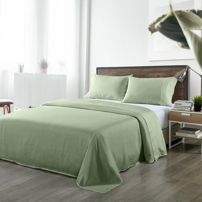 Royal Comfort Bamboo Blended Sheet &amp; Pillowcases Set 1000TC Ultra Soft Bedding-Bed Linen-PEROZ Accessories