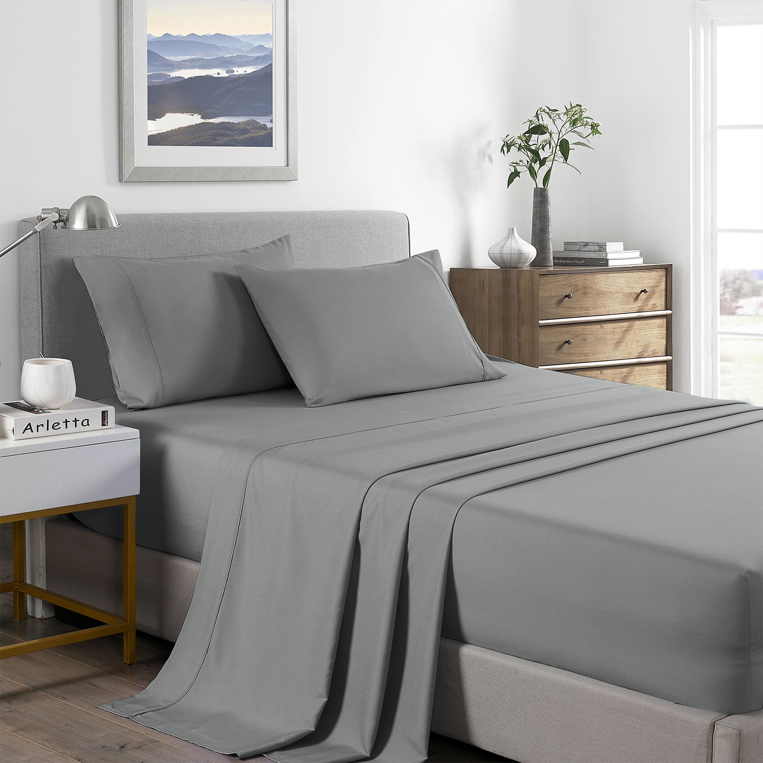 Royal Comfort 2000 Thread Count Bamboo Cooling Sheet Set Ultra Soft Bedding-Bed Linen-PEROZ Accessories