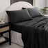 Royal Comfort Vintage Wash 100% Cotton Sheet Set Fitted Flat Sheet Pillowcases-Bed Linen-PEROZ Accessories