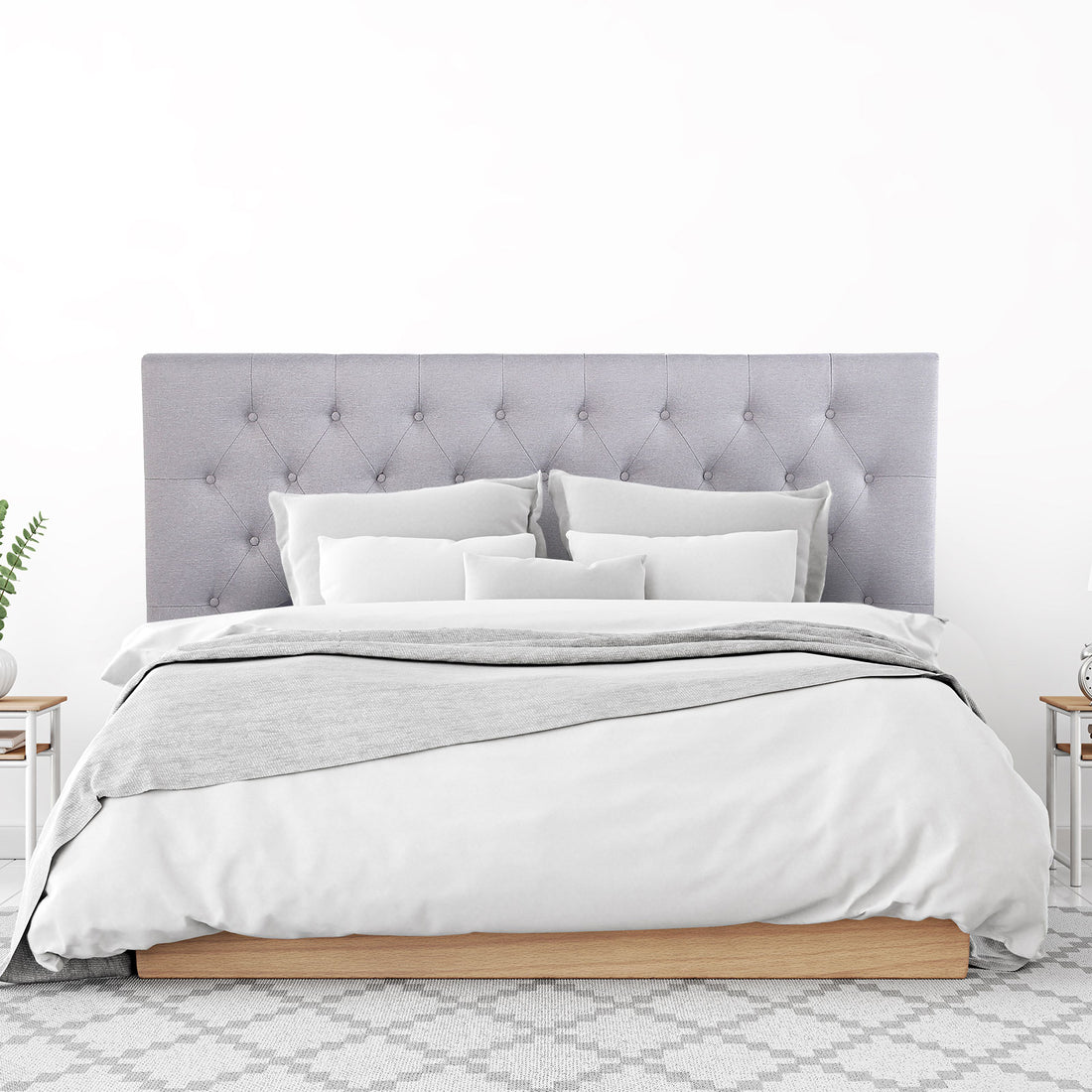 Milano Decor Yorkshire Tufted Bed Head-Bed Frames &amp; Bases-PEROZ Accessories