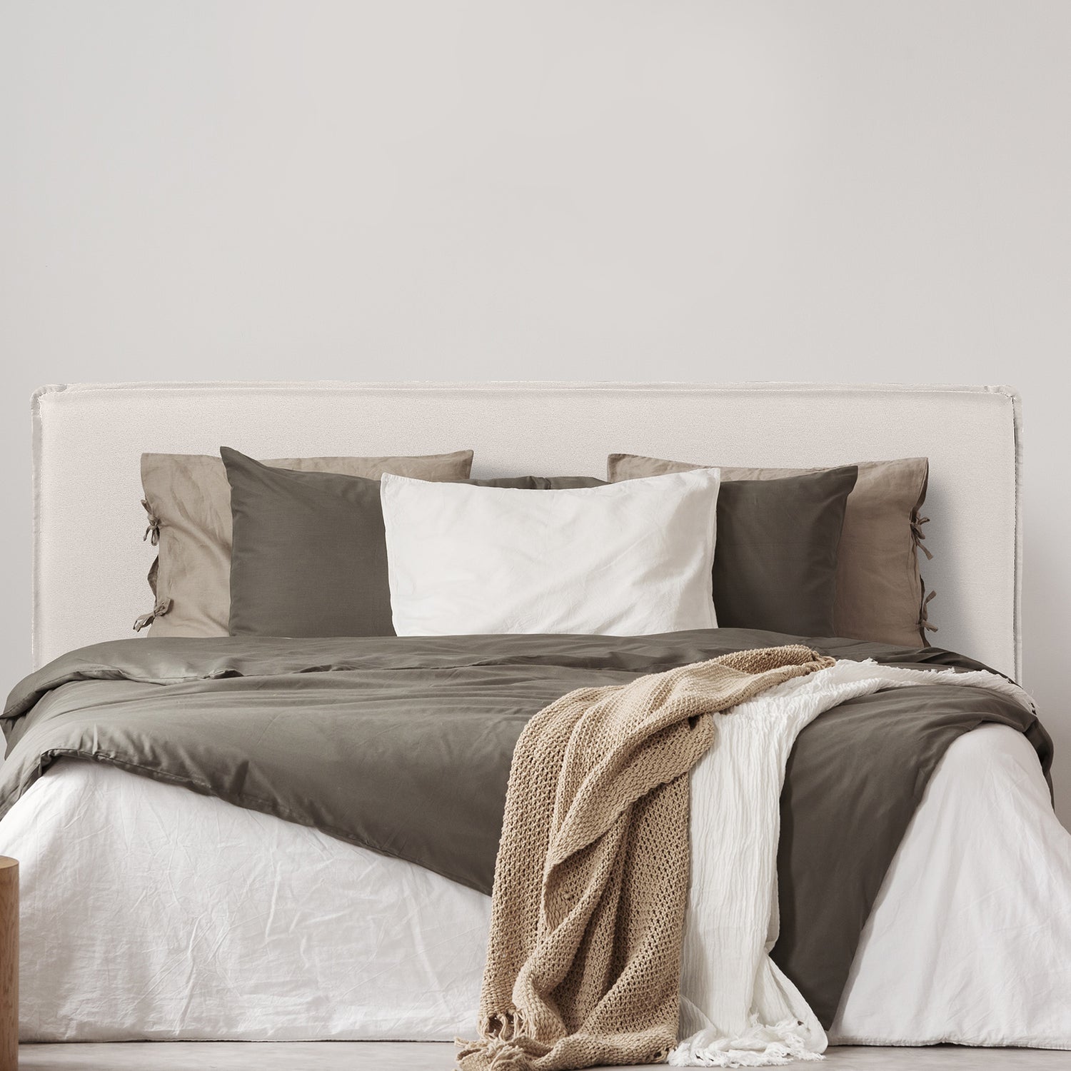 Milano Decor Malaga Bed Head Headboard Bedhead Upholstered-Bed Frames &amp; Bases-PEROZ Accessories