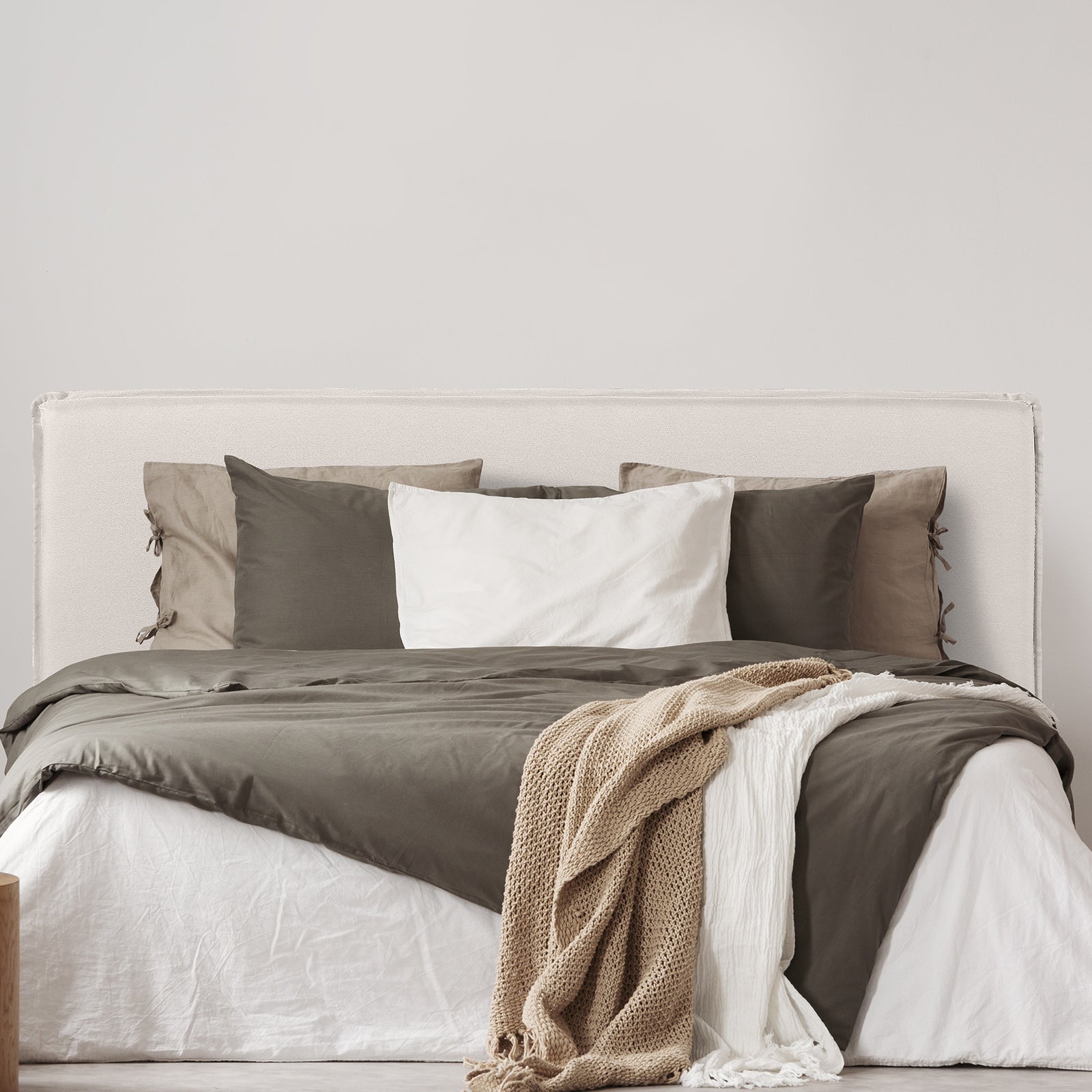 Milano Decor Malaga Bed Head Headboard Bedhead Upholstered-Bed Frames &amp; Bases-PEROZ Accessories