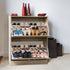 Milano Decor 24 Pair Wooden Shoe Cabinet Drawer Storage-Shoe Storage-PEROZ Accessories