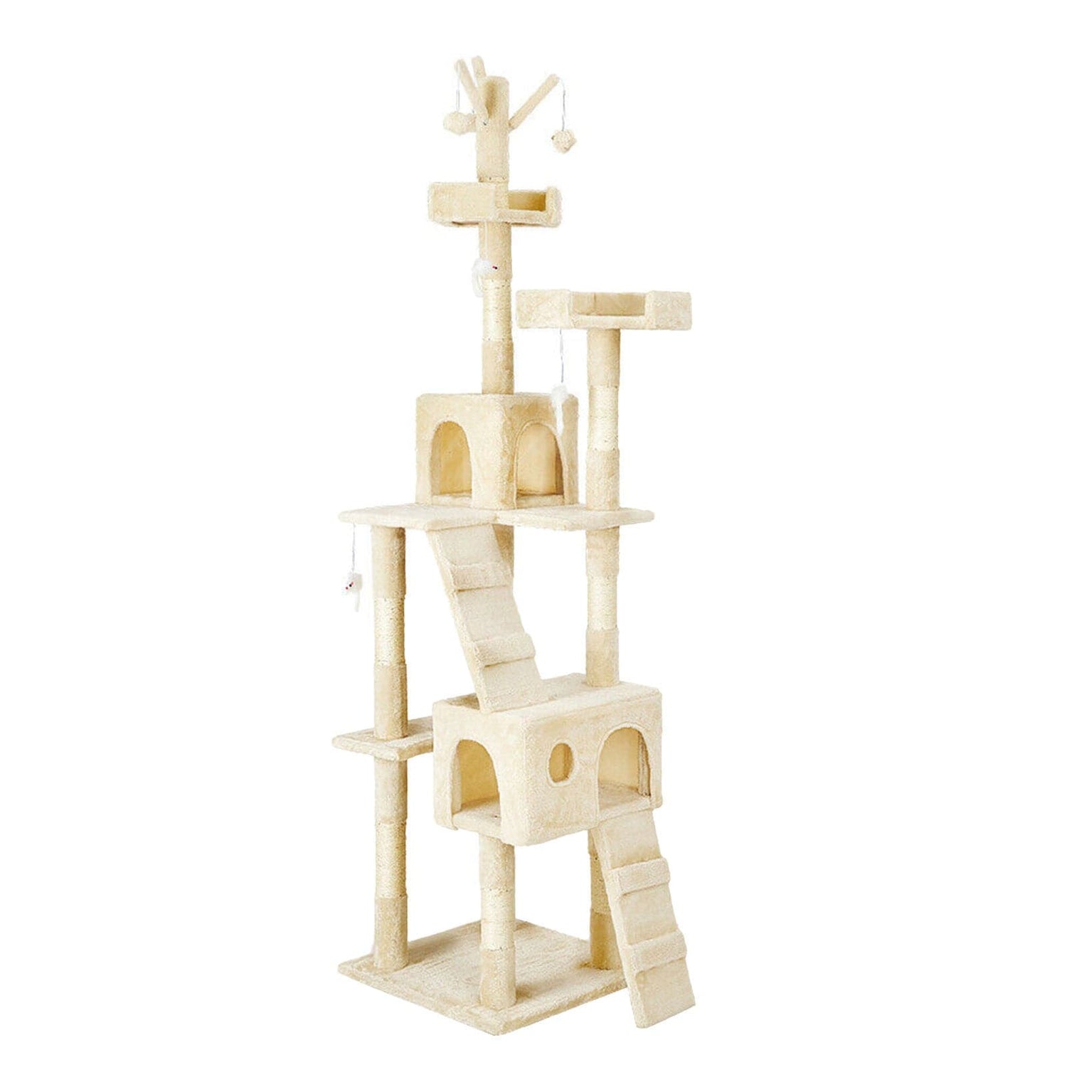 4Paws Cat Tree Scratching Post House Furniture Bed Luxury Plush-Beds &amp; Furniture-PEROZ Accessories
