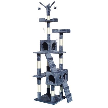 4Paws Cat Tree Scratching Post House Furniture Bed Luxury Plush-Beds &amp; Furniture-PEROZ Accessories