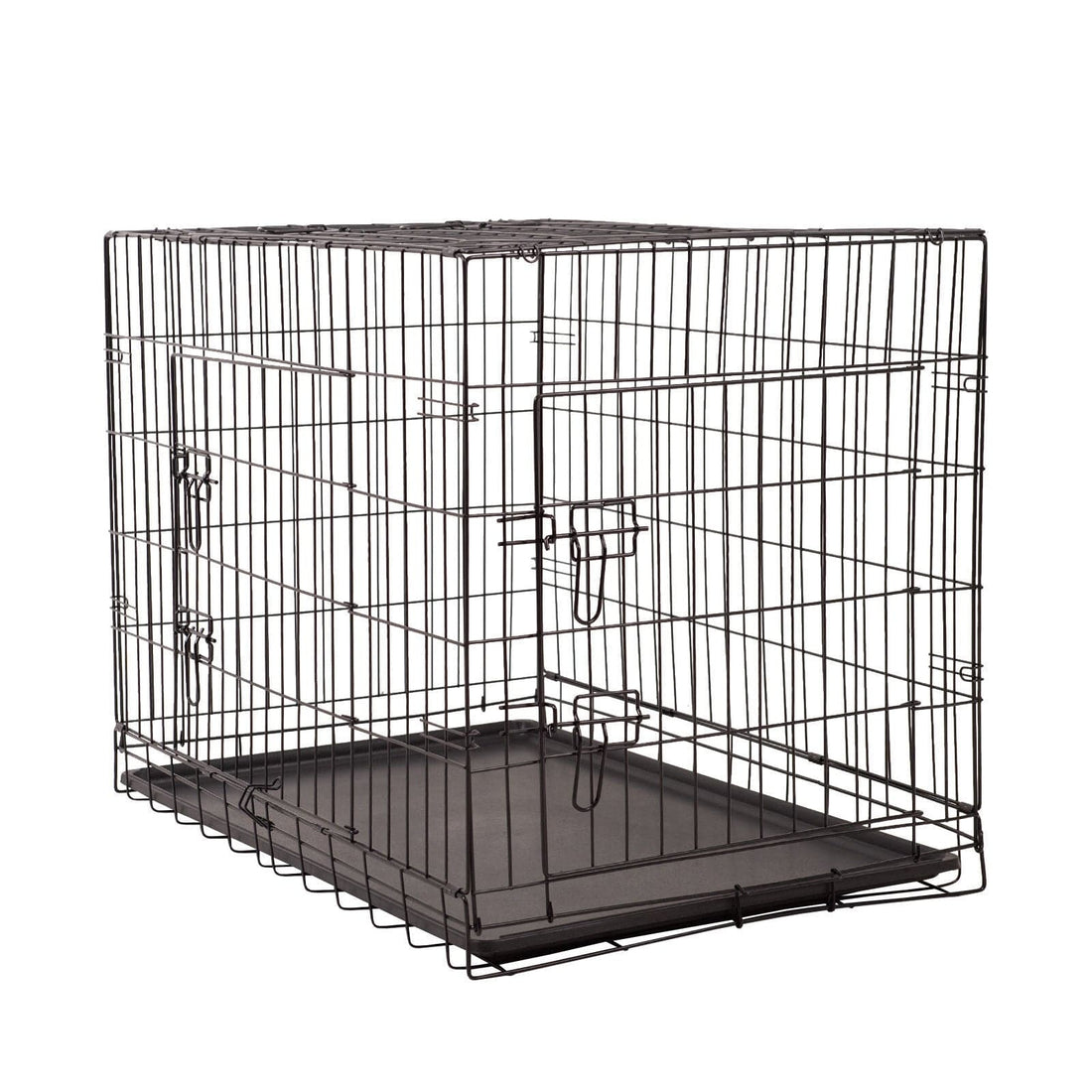 4Paws Dog Cage Pet Crate Cat Puppy Metal Cage ABS Tray Foldable Portable-Crates, Houses &amp; Pens-PEROZ Accessories