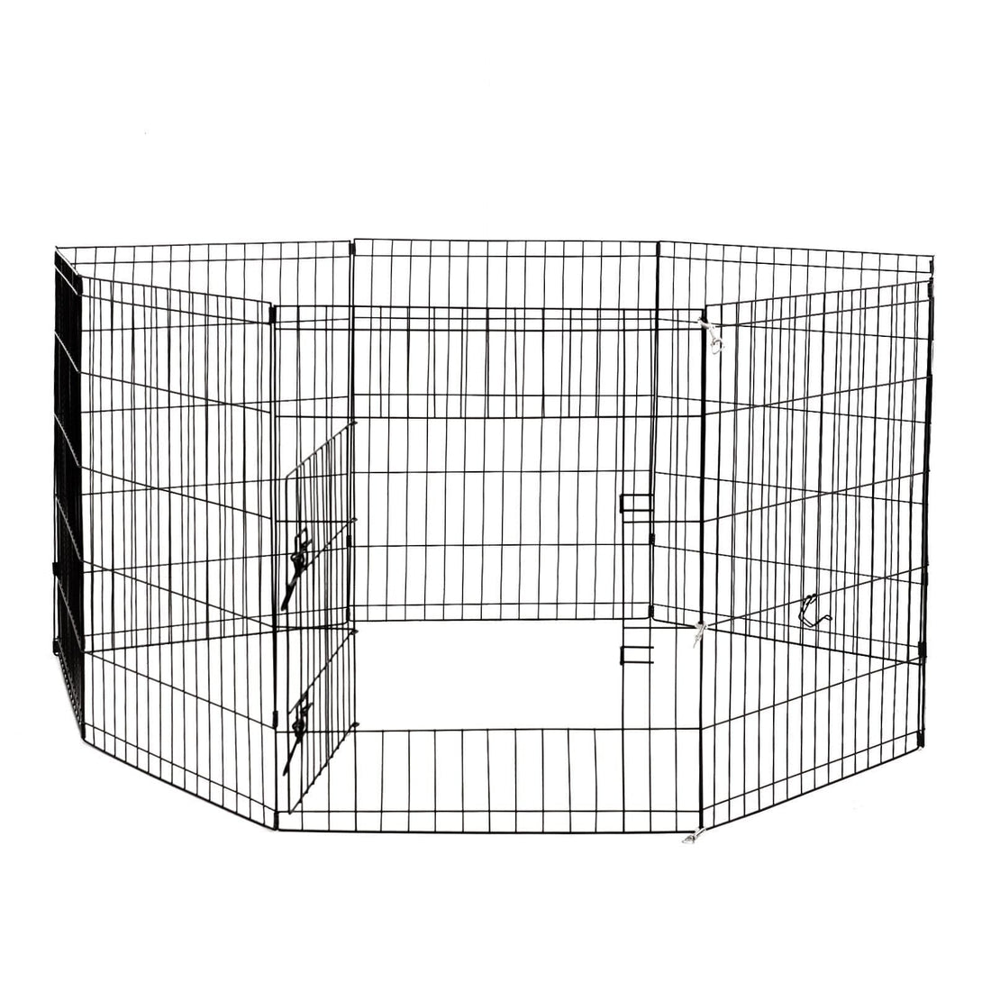 4Paws 8 Panel Playpen Puppy Exercise Fence Cage Enclosure Pets-Crates, Houses &amp; Pens-PEROZ Accessories