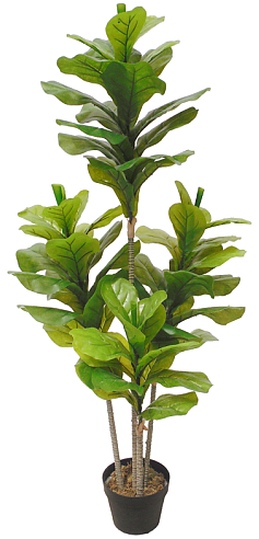 Artificial Fiddle Fig 135cm-Home &amp; Garden &gt; Artificial Plants-PEROZ Accessories