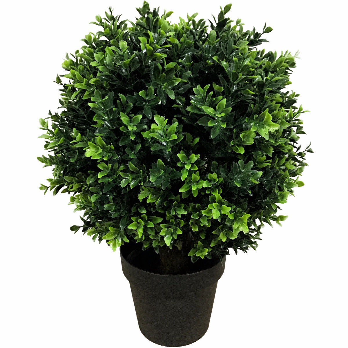 UV Resistant Artificial Topiary Shrub (Hedyotis) 50cm Mixed Green-Home &amp; Garden &gt; Artificial Plants-PEROZ Accessories