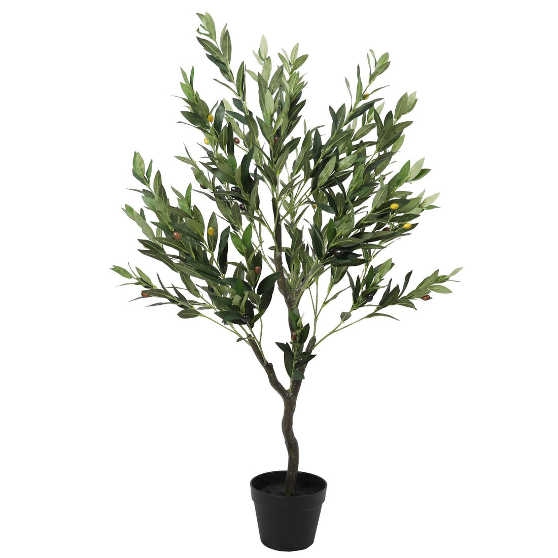 Artificial Olive Tree with Olives 125cm-Home &amp; Garden &gt; Artificial Plants-PEROZ Accessories