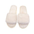 AnyStep Plush Slipper One Size 7-8 Basic White Warm Winter Comfortable Home Fluffy Indoor Slip On-Slipper Chairs-PEROZ Accessories