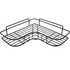 Anyhouz Corner Shelf Shower Black No-Drill Storage Rack Holder Toilet Organizer Bathroom Shelves Accessories-Bathroom and Toilet Accessories-PEROZ Accessories