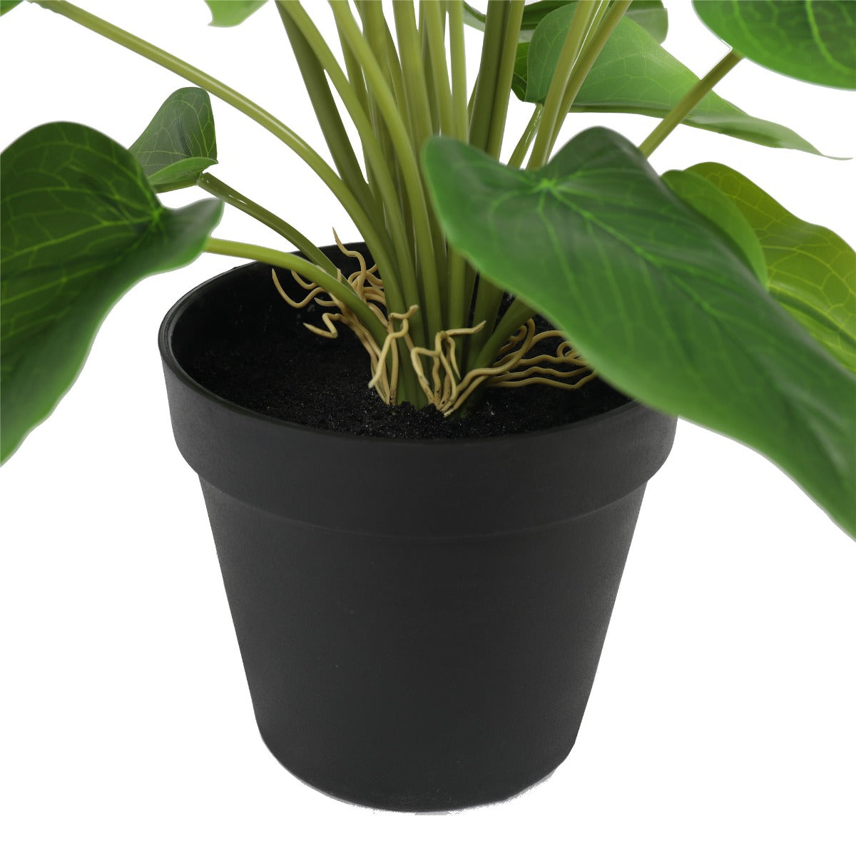 Artificial Flowering White &amp; Pink Peace Lily / Calla Lily Plant 50cm-Home &amp; Garden &gt; Artificial Plants-PEROZ Accessories