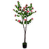 Flowering Natural Pink Artificial Camellia Tree 180cm-Home & Garden > Artificial Plants-PEROZ Accessories