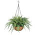 Potted Fern Hanging Basket (Fresh Green) UV Resistant 55cm-Home & Garden > Artificial Plants-PEROZ Accessories