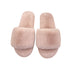 AnyStep Plush Slipper One Size 7-8 Basic Pink Warm Winter Comfortable Home Fluffy Indoor Slip On-Slipper Chairs-PEROZ Accessories