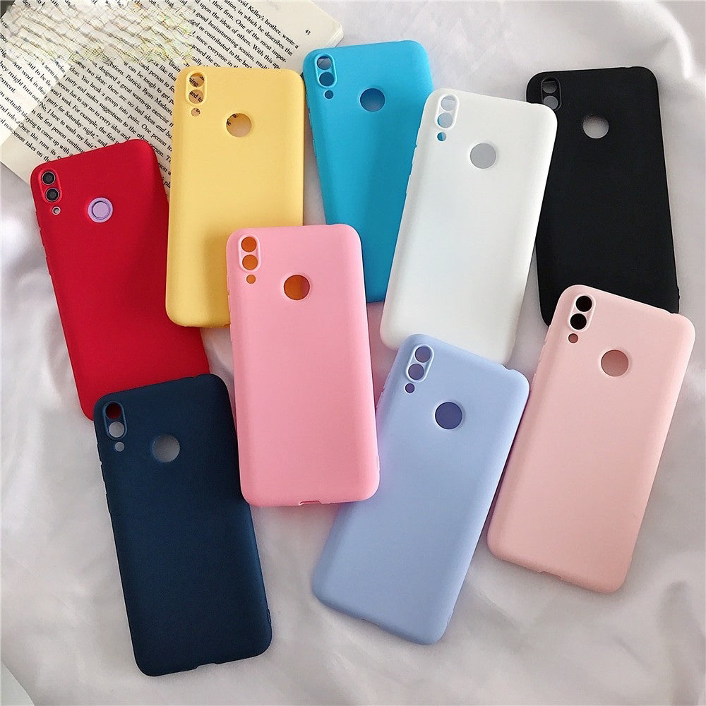 Anymob Samsung Blue Soft Silicone Phone Cover Protection-Mobile Phone Cases-PEROZ Accessories