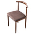 Anyhouz Chair Cover Brown Fur Stretch Seat Cover for Home Dinning Kitchen Washable Removable-Chair Cover-PEROZ Accessories
